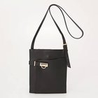【トプカピ/TOPKAPI】の【TREASURE TOPKAPI】ベルトデザイン レザー フラット ショルダーバッグ ブラック|ID: prp329100004462649 ipo3291000000031230657