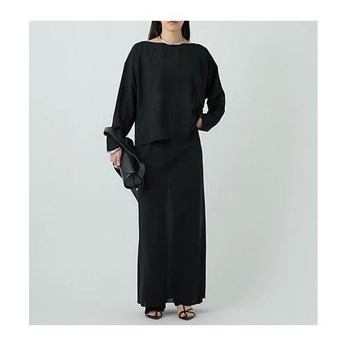 【カオス/Chaos】のトランブラウス インテリア・キッズ・メンズ・レディースファッション・服の通販 founy(ファニー) 　ファッション　Fashion　レディースファッション　Fashion for Women　トップス・カットソー　Cut & Sew Tops　シャツ・ブラウス・オフィスカジュアル　Elegant Blouses & Button-Ups　2025年　2025　2025春夏・S/S　Spring/Summer 2025 SS25　シンプル　Simple, Minimal　ボトム　Bottoms, Lower Wear　エレガント 上品　Elegant　ブラック|ID: prp329100004462666 ipo3291000000035315981