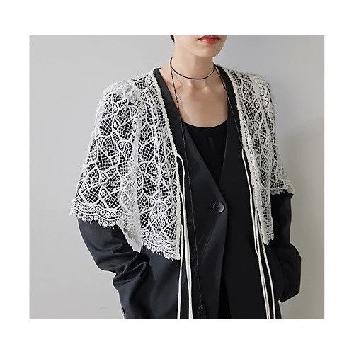 【ウィムガゼット/Whim Gazette】のレースボレロ 人気、トレンドファッション・服の通販 founy(ファニー) 　ファッション　Fashion　レディースファッション　WOMEN　アウター　Coat Outerwear　ボレロ　Bolero jackets　2025年　2025　2025春夏・S/S　Ss,Spring/Summer,2025　おすすめ　Recommend　オーガンジー　Organdy　ジャケット　Jacket　フォルム　Form　フロント　Front　ボレロ　Bolero　レース　Race　ヴィンテージ　Vintage　 other-1|ID: prp329100004462668 ipo3291000000031230726