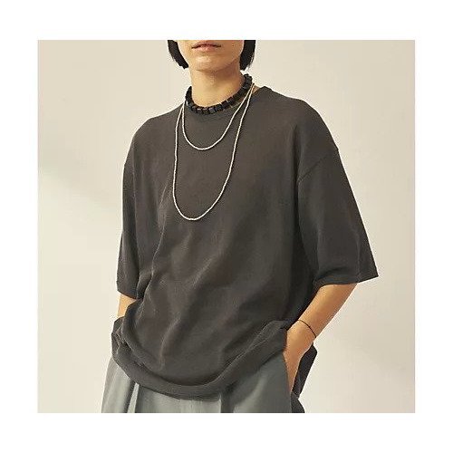 【ウィムガゼット/Whim Gazette】の【GEMINI】ニットTシャツ インテリア・キッズ・メンズ・レディースファッション・服の通販 founy(ファニー) 　ファッション　Fashion　レディースファッション　Fashion for Women　トップス・カットソー　Cut & Sew Tops　ニット　Knit Tops & Sweaters　シャツ・ブラウス・オフィスカジュアル　Elegant Blouses & Button-Ups　ロングTシャツ・Tシャツ　Longline T-Shirts & Tees　クール　Cool, Chic　2025年　2025　2025春夏・S/S　Spring/Summer 2025 SS25　チャコールグレー|ID: prp329100004462669 ipo3291000000031230732