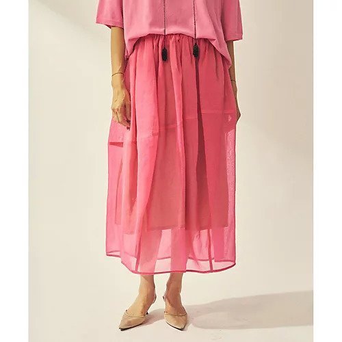 【ウィムガゼット/Whim Gazette】の【GEMINI】シアーボリュームスカート インテリア・キッズ・メンズ・レディースファッション・服の通販 founy(ファニー) 　ファッション　Fashion　レディースファッション　Fashion for Women　スカート　Skirts　オーガンジー　Organza Fabric　春　Spring　ペチコート　Petticoat, Underskirt　2025年　2025　2025春夏・S/S　Spring/Summer 2025 SS25　ピンク|ID: prp329100004462677 ipo3291000000031230770