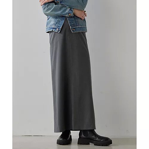 【ウィムガゼット/Whim Gazette】の【THE PAUSE】フロントスリットスカート 人気、トレンドファッション・服の通販 founy(ファニー) 　ファッション　Fashion　レディースファッション　Fashion for Women　スカート　Skirts　ヴィンテージ　Vintage Style　グラデーション　Gradient, Ombre　ストレッチ　Stretch, Stretchy Fabric　スリット　Slit, Slit Detail　セットアップ　Set-Up, Coordinated Outfit　ダブル　Double, Double-Breasted　バランス　Balance, Style Balance　フロント　Front, Front Design　ループ　Loop, Loop Knit　ワーク　Workwear, Utility Style　おすすめ　Recommended / Our Picks　エレガント 上品　Elegant　2025年　2025　2025春夏・S/S　Spring/Summer 2025 SS25　other-2|ID: prp329100004462678 ipo3291000000031245276