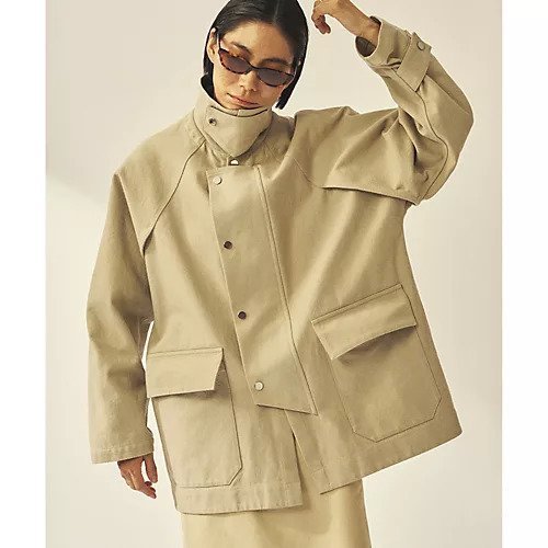 【ウィムガゼット/Whim Gazette】の【GEMINI】ミドルコート 人気、トレンドファッション・服の通販 founy(ファニー) 　ファッション　Fashion　レディースファッション　WOMEN　アウター　Coat Outerwear　コート　Coats　吸水　Water Absorption　スタンド　Stand　ツイル　Twill　ブルゾン　Blouson　ミドル　Middle　2025年　2025　2025春夏・S/S　Ss,Spring/Summer,2025　other-2|ID: prp329100004462705 ipo3291000000031245368