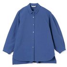 【プレインピープル/PLAIN PEOPLE】のコットンリネンマイクロウェザーワッシャーバックギャザーシャツ ブルー|ID: prp329100004462714 ipo3291000000031230899