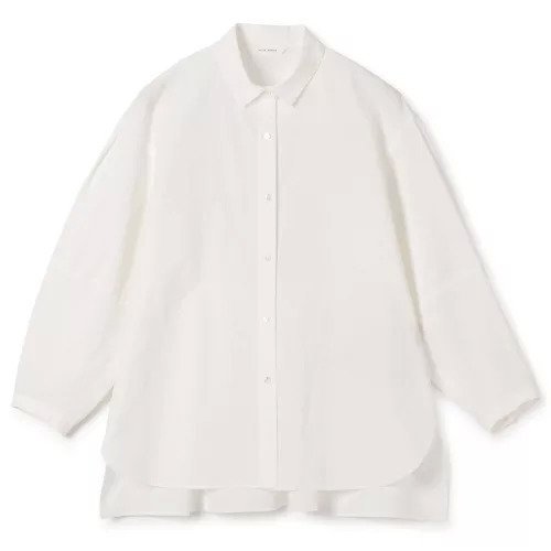 【プレインピープル/PLAIN PEOPLE】のコットンリネンマイクロウェザーワッシャーバックギャザーシャツ インテリア・キッズ・メンズ・レディースファッション・服の通販 founy(ファニー) 　ファッション　Fashion　レディースファッション　WOMEN　トップス・カットソー　Tops/Tshirt　シャツ/ブラウス　Shirts/Blouses　バッグ　Bag　おすすめ　Recommend　カッティング　Cutting　ギャザー　Gather　スリーブ　Sleeve　セットアップ　Set Up　リネン　Linen　リボン　Ribbon　ワイド　Wide　ワッシャー　Washer　洗える　Washable　ホワイト|ID: prp329100004462714 ipo3291000000031230900