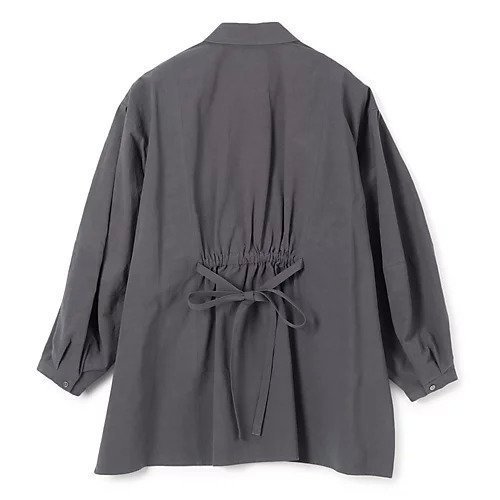 【プレインピープル/PLAIN PEOPLE】のコットンリネンマイクロウェザーワッシャーバックギャザーシャツ 人気、トレンドファッション・服の通販 founy(ファニー) 　ファッション　Fashion　レディースファッション　WOMEN　トップス・カットソー　Tops/Tshirt　シャツ/ブラウス　Shirts/Blouses　バッグ　Bag　おすすめ　Recommend　カッティング　Cutting　ギャザー　Gather　スリーブ　Sleeve　セットアップ　Set Up　リネン　Linen　リボン　Ribbon　ワイド　Wide　ワッシャー　Washer　洗える　Washable　other-2|ID: prp329100004462714 ipo3291000000031245402