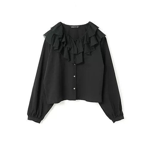 【ミズイロ インド/mizuiro ind】のダブルフリルカラーシャツ インテリア・キッズ・メンズ・レディースファッション・服の通販 founy(ファニー) https://founy.com/ ファッション Fashion レディースファッション WOMEN トップス・カットソー Tops/Tshirt シャツ/ブラウス Shirts/Blouses ダブル Double フリル Frills |ID: prp329100004462725 ipo3291000000031230934