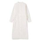 【プレインピープル/PLAIN PEOPLE】のコットンリネンマイクロウェザーワッシャーヨークデザインワンピース ホワイト|ID: prp329100004462727 ipo3291000000031230942