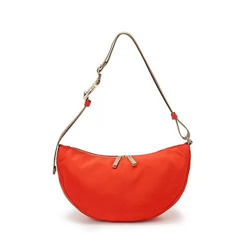 【トプカピ/TOPKAPI】の【Breath TOPKAPI】Freely フリーリー ナイロン ロゴテープ ラウンド ショルダーバッグ インテリア・キッズ・メンズ・レディースファッション・服の通販 founy(ファニー) 　ファッション　Fashion　レディースファッション　WOMEN　バッグ　Bag　ショルダー　Shoulder　財布　Wallet　ハーフ　Half　フィット　Fit　フォルム　Form　ポケット　Pocket　ラウンド　Round　ワンポイント　One Point　オレンジ|ID: prp329100004462745 ipo3291000000031231027