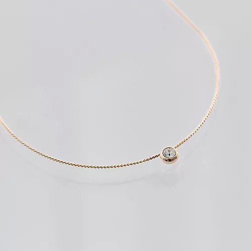 【フィービィー/phoebe】の【金属アレルギー対応】シャインベゼルセッティングネックレス シャンパンゴールド 人気、トレンドファッション・服の通販 founy(ファニー) 　ファッション　Fashion　レディースファッション　WOMEN　ジュエリー　Jewelry　ネックレス　Necklaces　シンプル　Simple　ストーン　Stone　チェーン　Chain　ネックレス　Necklace　ビジュー　Bijou　フレーム　Flame　ベーシック　Basic　メタル　Metal　ワンポイント　One Point　エレガント 上品　Elegant　定番　Standard　other-2|ID: prp329100004462750 ipo3291000000031245534