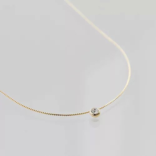 【フィービィー/phoebe】の【金属アレルギー対応】シャインベゼルセッティングネックレス ゴールド 人気、トレンドファッション・服の通販 founy(ファニー) 　ファッション　Fashion　レディースファッション　WOMEN　ジュエリー　Jewelry　ネックレス　Necklaces　シンプル　Simple　ストーン　Stone　チェーン　Chain　ネックレス　Necklace　ビジュー　Bijou　フレーム　Flame　ベーシック　Basic　メタル　Metal　ワンポイント　One Point　エレガント 上品　Elegant　定番　Standard　other-2|ID: prp329100004462751 ipo3291000000031245537