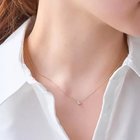 【フィービィー/phoebe】の【金属アレルギー対応】シャインベゼルセッティングネックレス シャンパンゴールド|ID: prp329100004462751 ipo3291000000034307465