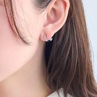 【フィービィー/phoebe】の【痛くないシリーズ】フラワーパールフロートライトフィットイヤリング シルバー シルバー|ID: prp329100004462752 ipo3291000000031231048