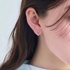 【フィービィー/phoebe】の【金属アレルギー対応/痛くないシリーズ】ツイストバービジューライトフィットイヤリング シャンパンベージュ シャンパンベージュ|ID: prp329100004462755 ipo3291000000031231057