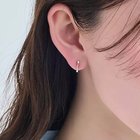 【フィービィー/phoebe】の【金属アレルギー対応/痛くないシリーズ】ツイストバービジューライトフィットイヤリング シャンパンベージュ|ID: prp329100004462757 ipo3291000000033395098