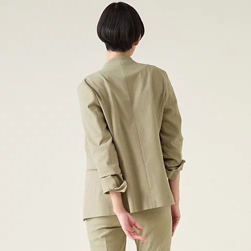 【マルティニーク/martinique】の《定番》ドライオックスジャケット(セットアップ可) 人気、トレンドファッション・服の通販 founy(ファニー) 　ファッション　Fashion　レディースファッション　WOMEN　アウター　Coat Outerwear　ジャケット　Jackets　おすすめ　Recommend　ジャケット　Jacket　セットアップ　Set Up　夏　Summer　定番　Standard　洗える　Washable　other-3|ID: prp329100004462762 ipo3291000000031245577