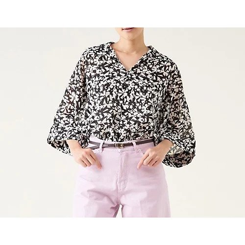 【マルティニーク/martinique】のフラワーブラウス(セットアップ可) インテリア・キッズ・メンズ・レディースファッション・服の通販 founy(ファニー) https://founy.com/ ファッション Fashion レディースファッション WOMEN トップス・カットソー Tops/Tshirt シャツ/ブラウス Shirts/Blouses おすすめ Recommend セットアップ Set Up フラワー Flower 半袖 Short Sleeve |ID: prp329100004462766 ipo3291000000031231097