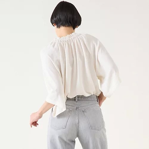 【マルティニーク/martinique】のパウダリージョーゼットブラウス 人気、トレンドファッション・服の通販 founy(ファニー) 　ファッション　Fashion　レディースファッション　WOMEN　トップス・カットソー　Tops/Tshirt　シャツ/ブラウス　Shirts/Blouses　おすすめ　Recommend　ギャザー　Gather　ドレープ　Drape　other-3|ID: prp329100004462770 ipo3291000000031245604