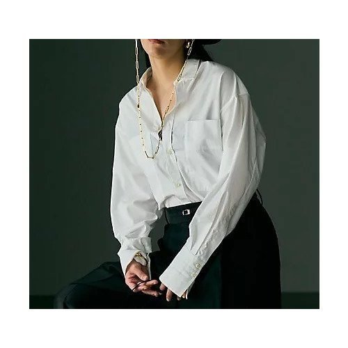 【カオス/Chaos】のガールフレンドシャツ インテリア・キッズ・メンズ・レディースファッション・服の通販 founy(ファニー) ファッション Fashion レディースファッション Fashion for Women トップス・カットソー Cut & Sew Tops シャツ・ブラウス・オフィスカジュアル Elegant Blouses & Button-Ups ショート Short, Short Length 定番 Standard, Basic Item ホワイト|ID: prp329100004462778 ipo3291000000035904237