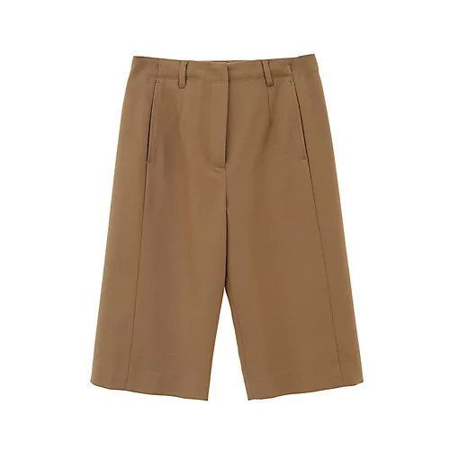 【クラネ/CLANE】のLOW WAIST HALF PANTS インテリア・キッズ・メンズ・レディースファッション・服の通販 founy(ファニー) 　ファッション　Fashion　レディースファッション　WOMEN　パンツ　Pants　2024年　2024　2024-2025秋冬・A/W　Aw/Autumn/Winter/Fw/Fall/2024-2025　ストレート　Straight　ハーフ　Half　バランス　Balance　フロント　Front　エレガント 上品　Elegant　CAMEL|ID: prp329100004462781 ipo3291000000031231155
