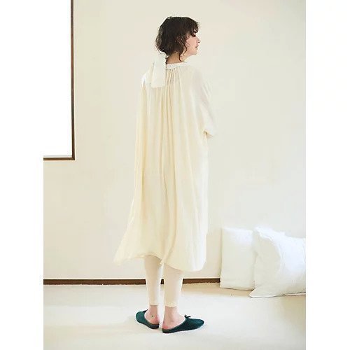 【ナナデコール/nanadecor】のチェリーレースライトコットンロングドレス 人気、トレンドファッション・服の通販 founy(ファニー) 　ファッション　Fashion　レディースファッション　Fashion for Women　ワンピース　Dresses　フォーマル・パーティードレス・結婚式用ドレス　Elegant & Casual Dresses　おすすめ　Recommended / Our Picks　なめらか　Smooth, Silky Texture　クラシカル　Classical, Vintage-Inspired　ドレス　Dress, One-Piece　リラックス　Relax, Relaxed Fit　レギンス　Leggings, Stretch Pants　レース　Lace, Lace Fabric　長袖　Long Sleeve, Full Sleeve　other-3|ID: prp329100004462784 ipo3291000000031245658