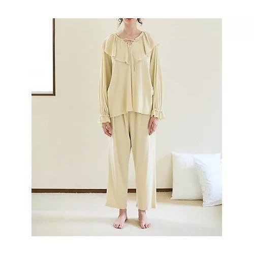 【ナナデコール/nanadecor】のチェリーエアリーパジャマ 人気、トレンドファッション・服の通販 founy(ファニー) 　ファッション　Fashion　レディースファッション　Fashion for Women　ギャザー　Gathered, Ruffled　パジャマ　Pajamas, Sleepwear　フリル　Frill, Ruffle　 other-1|ID: prp329100004462788 ipo3291000000031231178