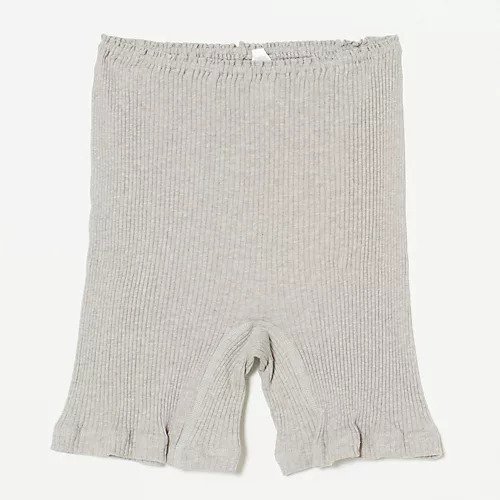 【ナナデコール/nanadecor】のナナリブミニパンツ インテリア・キッズ・メンズ・レディースファッション・服の通販 founy(ファニー) 　ファッション　Fashion　レディースファッション　WOMEN　パンツ　Pants　インナー　Inner　ショーツ　Shorts　冬　Winter　夏　Summer　防寒　Cold Protection　グレー|ID: prp329100004462795 ipo3291000000032321817