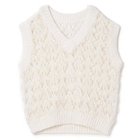 【アキラナカ/AKIRANAKA】のMireia knit pullover 人気、トレンドファッション・服の通販 founy(ファニー) ファッション Fashion レディースファッション Fashion for Women トップス・カットソー Cut & Sew Tops ニット Knit Tops & Sweaters カジュアルプルオーバー・ニットトップス Pullovers & Knit Tops / Casual Pullovers 2025年 2025 2025春夏・S/S Spring/Summer 2025 SS25 ベスト Vest, Waistcoat ボックス Boxy, Box Shape マニッシュ Mannish, Boyish thumbnail WHITE|ID: prp329100004462827 ipo3291000000032524665