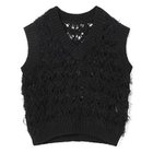 【アキラナカ/AKIRANAKA】のMireia knit pullover 人気、トレンドファッション・服の通販 founy(ファニー) ファッション Fashion レディースファッション Fashion for Women トップス・カットソー Cut & Sew Tops ニット Knit Tops & Sweaters カジュアルプルオーバー・ニットトップス Pullovers & Knit Tops / Casual Pullovers 2025年 2025 2025春夏・S/S Spring/Summer 2025 SS25 ベスト Vest, Waistcoat ボックス Boxy, Box Shape マニッシュ Mannish, Boyish thumbnail BLACK|ID: prp329100004462827 ipo3291000000032524667
