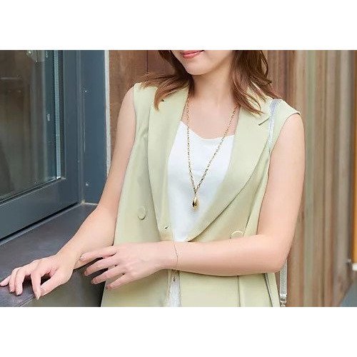 【フィービィー/phoebe】のビッグドロップメタルチェーンネックレス ゴールド 人気、トレンドファッション・服の通販 founy(ファニー) 　ファッション　Fashion　レディースファッション　WOMEN　ジュエリー　Jewelry　ネックレス　Necklaces　シンプル　Simple　メタル　Metal　モチーフ　Motif　リラックス　Relax　ロング　Long　エレガント 上品　Elegant　other-2|ID: prp329100004462843 ipo3291000000031246650