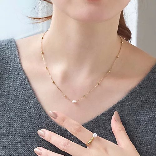 【フィービィー/phoebe】の【金属アレルギー対応】ドリッピングウォーターパールネックレス/サージカルステンレス インテリア・キッズ・メンズ・レディースファッション・服の通販 founy(ファニー) https://founy.com/ ファッション Fashion レディースファッション Fashion for Women ジュエリー Jewelry ネックレス Necklaces & Pendants エレガント 上品 Elegant チェーン Chain, Chain Strap ネックレス Necklace, Pendant Necklace バロック Baroque, Baroque Design パール Pearl, Pearl Accent ベーシック Basic, Essential |ID: prp329100004462851 ipo3291000000032387399