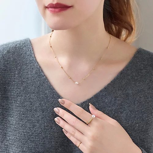 【フィービィー/phoebe】の【金属アレルギー対応】ドリッピングウォーターパールネックレス/サージカルステンレス 人気、トレンドファッション・服の通販 founy(ファニー) 　ファッション　Fashion　レディースファッション　Fashion for Women　ジュエリー　Jewelry　ネックレス　Necklaces & Pendants　エレガント 上品　Elegant　チェーン　Chain, Chain Strap　ネックレス　Necklace, Pendant Necklace　バロック　Baroque, Baroque Design　パール　Pearl, Pearl Accent　ベーシック　Basic, Essential　other-3|ID: prp329100004462851 ipo3291000000032387402