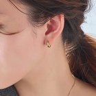 【フィービィー/phoebe】の【金属アレルギー対応】ドロップハーフフープミニピアス/サージカルステンレス ゴールド|ID: prp329100004462853 ipo3291000000031231403