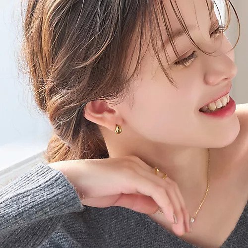 【フィービィー/phoebe】の【金属アレルギー対応】プックリハーフフープミニピアス/サージカルステンレス 人気、トレンドファッション・服の通販 founy(ファニー) 　ファッション　Fashion　レディースファッション　WOMEN　シンプル　Simple　ドロップ　Drop　フォルム　Form　メタル　Metal　モダン　Modern　other-3|ID: prp329100004462854 ipo3291000000031246671