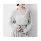 【ウィムガゼット/Whim Gazette】のシルクローンプルオーバーブラウス 人気、トレンドファッション・服の通販 founy(ファニー) ファッション Fashion レディースファッション WOMEN トップス・カットソー Tops/Tshirt シャツ/ブラウス Shirts/Blouses プルオーバー Pullover 2025年 2025 2025春夏・S/S Ss,Spring/Summer,2025 おすすめ Recommend カットソー Cut And Sew シアー Sheer シルク Silk ジャケット Jacket セットアップ Set Up ボトム Bottom エレガント 上品 Elegant 夏 Summer thumbnail カーキ|ID: prp329100004462866 ipo3291000000031231459