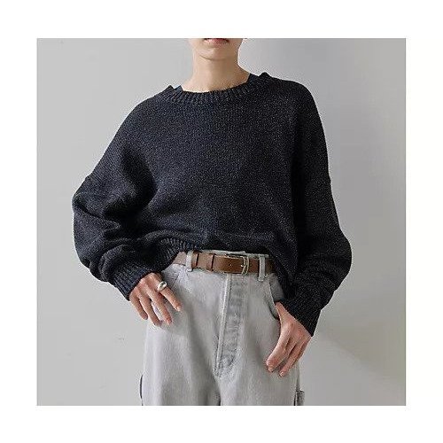 【ウィムガゼット/Whim Gazette】のローゲージプルオーバー 人気、トレンドファッション・服の通販 founy(ファニー) 　ファッション　Fashion　レディースファッション　WOMEN　トップス・カットソー　Tops/Tshirt　プルオーバー　Pullover　2025年　2025　2025春夏・S/S　Ss,Spring/Summer,2025　クロップド　Cropped　ボトム　Bottom　ミックス　Mix　ワイド　Wide　春　Spring　 other-1|ID: prp329100004462869 ipo3291000000031231467