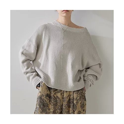 【ウィムガゼット/Whim Gazette】のローゲージプルオーバー 人気、トレンドファッション・服の通販 founy(ファニー) 　ファッション　Fashion　レディースファッション　WOMEN　トップス・カットソー　Tops/Tshirt　プルオーバー　Pullover　2025年　2025　2025春夏・S/S　Ss,Spring/Summer,2025　クロップド　Cropped　ボトム　Bottom　ミックス　Mix　ワイド　Wide　春　Spring　other-2|ID: prp329100004462869 ipo3291000000031246698