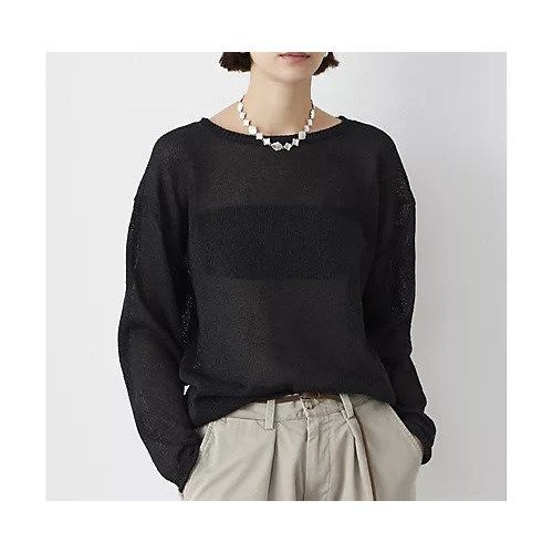 【ウィムガゼット/Whim Gazette】のペーパーヤーンプルオーバー インテリア・キッズ・メンズ・レディースファッション・服の通販 founy(ファニー) https://founy.com/ ファッション Fashion レディースファッション Fashion for Women トップス・カットソー Cut & Sew Tops カジュアルプルオーバー・ニットトップス Pullovers & Knit Tops / Casual Pullovers 吸水 Absorbent, Quick-Dry シアー Sheer, See-Through ショルダー Shoulder, Shoulder Strap シンプル Simple, Minimal スリット Slit, Slit Detail ドロップ Drop Shoulder, Dropped Style ベーシック Basic, Essential 2025年 2025 2025春夏・S/S Spring/Summer 2025 SS25 |ID: prp329100004462870 ipo3291000000031231471