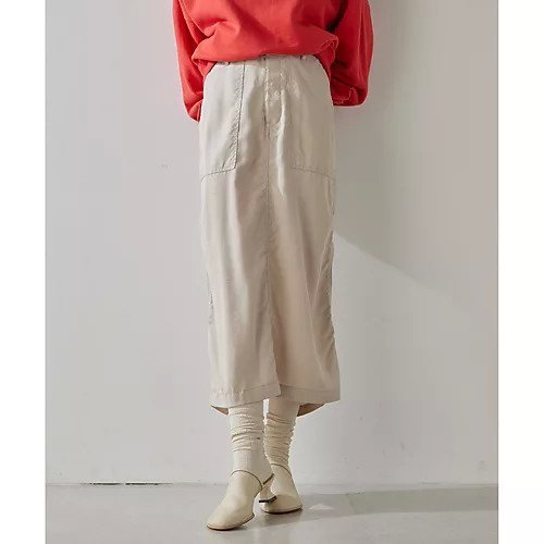 【ウィムガゼット/Whim Gazette】のミリタリースカート 人気、トレンドファッション・服の通販 founy(ファニー) 　ファッション　Fashion　レディースファッション　Fashion for Women　スカート　Skirts　2025年　2025　2025春夏・S/S　Spring/Summer 2025 SS25　スリット　Slit, Slit Detail　ドレープ　Drape, Draping Fabric　フェミニン　Feminine, Girly　ミリタリー　Military, Army Style　ヴィンテージ　Vintage Style　other-2|ID: prp329100004462873 ipo3291000000031246706