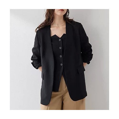 【ウィムガゼット/Whim Gazette】のジュートライクノーカラージャケット 人気、トレンドファッション・服の通販 founy(ファニー) 　ファッション　Fashion　レディースファッション　Fashion for Women　アウター　Coat / Outerwear Collection　レディースジャケット・軽アウター　Jackets　ノーカラージャケット / シンプル上品コーデ　Collarless Jackets　クール　Cool, Chic　ジャケット　Jacket, Outerwear　セットアップ　Set-Up, Coordinated Outfit　おすすめ　Recommended / Our Picks　エレガント 上品　Elegant　2025年　2025　2025春夏・S/S　Spring/Summer 2025 SS25　other-2|ID: prp329100004462883 ipo3291000000031246726