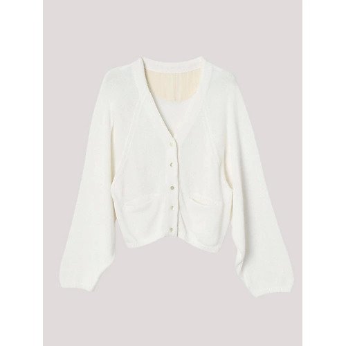 【ナナデコール/nanadecor】のオーガニックコットンVネックカーディガン インテリア・キッズ・メンズ・レディースファッション・服の通販 founy(ファニー) https://founy.com/ ファッション Fashion レディースファッション Fashion for Women トップス・カットソー Cut & Sew Tops カーディガン・羽織り Layered Style Cardigans Vネックトップス V-Neck Tops / V-Cut Neckline Shirts インナー Innerwear カーディガン Cardigan, Knitwear シンプル Simple, Minimal ジャケット Jacket, Outerwear 人気 Popular, Best Seller 洗える Machine Washable |ID: prp329100004462884 ipo3291000000036279953