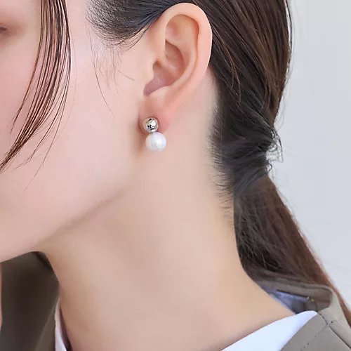 【フィービィー/phoebe】のツインパールメタルイヤリング シルバー インテリア・キッズ・メンズ・レディースファッション・服の通販 founy(ファニー) https://founy.com/ ファッション Fashion レディースファッション WOMEN ジュエリー Jewelry リング Rings イヤリング Earrings イヤリング Earrings シルバー Silver パール Pearl ベーシック Basic メタル Metal |ID: prp329100004462897 ipo3291000000031231564