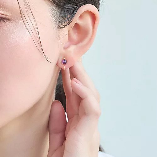 【フィービィー/phoebe】の【痛くないシリーズ】パワーストーンライトフィットイヤリング アメシスト/天然石 人気、トレンドファッション・服の通販 founy(ファニー) 　ファッション　Fashion　レディースファッション　WOMEN　ジュエリー　Jewelry　リング　Rings　イヤリング　Earrings　イヤリング　Earrings　シンプル　Simple　フレーム　Flame　エレガント 上品　Elegant　軽量　Lightweight　other-2|ID: prp329100004462899 ipo3291000000031246756