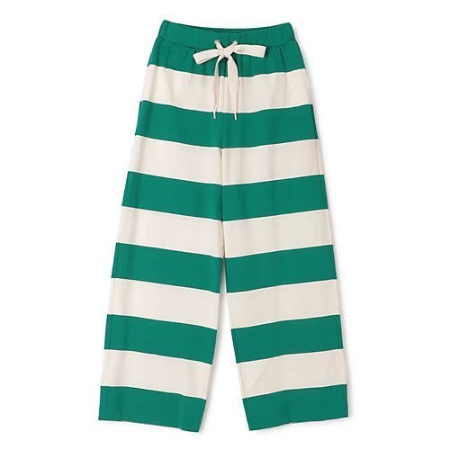 【プレインピープル/PLAIN PEOPLE】のビッグボーダーワイドパンツ 人気、トレンドファッション・服の通販 founy(ファニー) 　ファッション　Fashion　レディースファッション　Fashion for Women　パンツ　Pants & Trousers　シルケット　Silket, Silky Cotton　ストレート　Straight, Straight Cut　ボーダー　Border, Stripe　ランダム　Random, Irregular　ワイド　Wide, Wide Fit　洗える　Machine Washable　 other-1|ID: prp329100004462905 ipo3291000000034504773