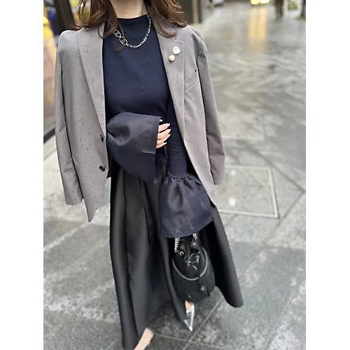 【サードマガジン/THIRD MAGAZINE】の【Marisol別注】オーガンジー袖カットソー 人気、トレンドファッション・服の通販 founy(ファニー) 　ファッション　Fashion　レディースファッション　Ladies' Fashion Online　トップス・カットソー　Tops/Tshirt　カットソー　Cut and Sewn　オーガンジー　Organdy　カットソー　Cut And Sew　スリーブ　Sleeve　フレア　Flare　別注　Special Order　春　Spring　洗える　Washable　other-3|ID: prp329100004462909 ipo3291000000032633878