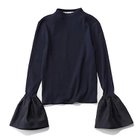 【サードマガジン/THIRD MAGAZINE】の【Marisol別注】オーガンジー袖カットソー 人気、トレンドファッション・服の通販 founy(ファニー) ファッション Fashion レディースファッション Fashion for Women トップス・カットソー Cut & Sew Tops カットソー・ベーシックTシャツ Cut-and-Sewn Tops / Stretch Tees & Basics オーガンジー Organza Fabric カットソー Cut and Sewn Top コンビ Combo, Combination Style シアー Sheer, See-Through スリーブ Sleeve, Long Sleeve / Short Sleeve フレア Flare, Flared エレガント 上品 Elegant 人気 Popular, Best Seller 別注 Limited Edition, Custom Order 春 Spring 洗える Machine Washable thumbnail ネイビー|ID: prp329100004462909 ipo3291000000035315567