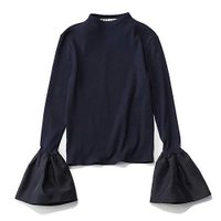 【サードマガジン/THIRD MAGAZINE】の【Marisol別注】オーガンジー袖カットソー 人気、トレンドファッション・服の通販 founy(ファニー) ファッション Fashion レディースファッション Fashion for Women トップス・カットソー Cut & Sew Tops カットソー・ベーシックTシャツ Cut-and-Sewn Tops / Stretch Tees & Basics オーガンジー Organza Fabric カットソー Cut and Sewn Top コンビ Combo, Combination Style シアー Sheer, See-Through スリーブ Sleeve, Long Sleeve / Short Sleeve フレア Flare, Flared エレガント 上品 Elegant 人気 Popular, Best Seller 別注 Limited Edition, Custom Order 春 Spring 洗える Machine Washable |ID:prp329100004462909