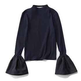 【サードマガジン/THIRD MAGAZINE】 【Marisol別注】オーガンジー袖カットソー人気、トレンドファッション・服の通販 founy(ファニー) ファッション Fashion レディースファッション Fashion for Women トップス・カットソー Cut & Sew Tops カットソー・ベーシックTシャツ Cut-and-Sewn Tops / Stretch Tees & Basics オーガンジー Organza Fabric カットソー Cut and Sewn Top コンビ Combo, Combination Style シアー Sheer, See-Through スリーブ Sleeve, Long Sleeve / Short Sleeve フレア Flare, Flared エレガント 上品 Elegant 人気 Popular, Best Seller 別注 Limited Edition, Custom Order 春 Spring 洗える Machine Washable |ID:prp329100004462909