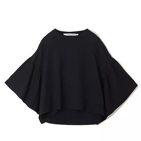 【コグ ザビッグスモーク/COGTHEBIGSMOKE】 ギャザースリーブTシャツ人気、トレンドファッション・服の通販 founy(ファニー) ファッション Fashion レディースファッション Fashion for Women トップス・カットソー Cut & Sew Tops シャツ・ブラウス・オフィスカジュアル Elegant Blouses & Button-Ups ロングTシャツ・Tシャツ Longline T-Shirts & Tees なめらか Smooth, Silky Texture エレガント 上品 Elegant ギャザー Gathered, Ruffled スリーブ Sleeve, Long Sleeve / Short Sleeve バランス Balance, Style Balance パッチ Patch, Appliqué 洗える Machine Washable |ID:prp329100004462910