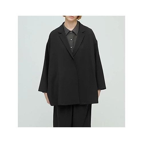 【ミズイロ インド/mizuiro ind】のテーラードシャツジャケット インテリア・キッズ・メンズ・レディースファッション・服の通販 founy(ファニー) 　ファッション　Fashion　レディースファッション　Fashion for Women　アウター　Coat / Outerwear Collection　レディースジャケット・軽アウター　Jackets　オケージョン　Occasion Wear　セットアップ　Set-Up, Coordinated Outfit　フレア　Flare, Flared　エレガント 上品　Elegant　人気　Popular, Best Seller　夏　Summer　春　Spring　S/S・春夏　SS, Spring/Summer, Warm Season　A/W・秋冬　Autumn/Winter　ブラック|ID: prp329100004462919 ipo3291000000033841151
